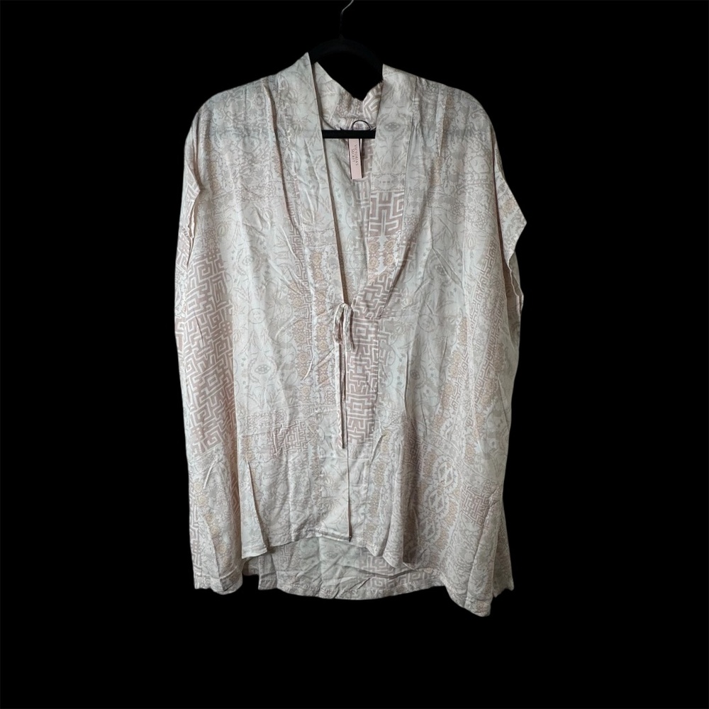 Victoria’s Secret Swimsuit Coverup One Size Tunic Light Pink White Women’s Brand